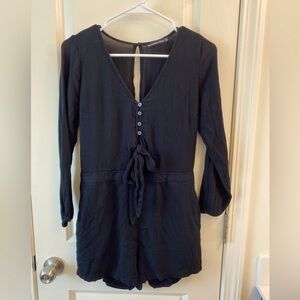 Abercrombie & Fitch long sleeve jumper- black size medium